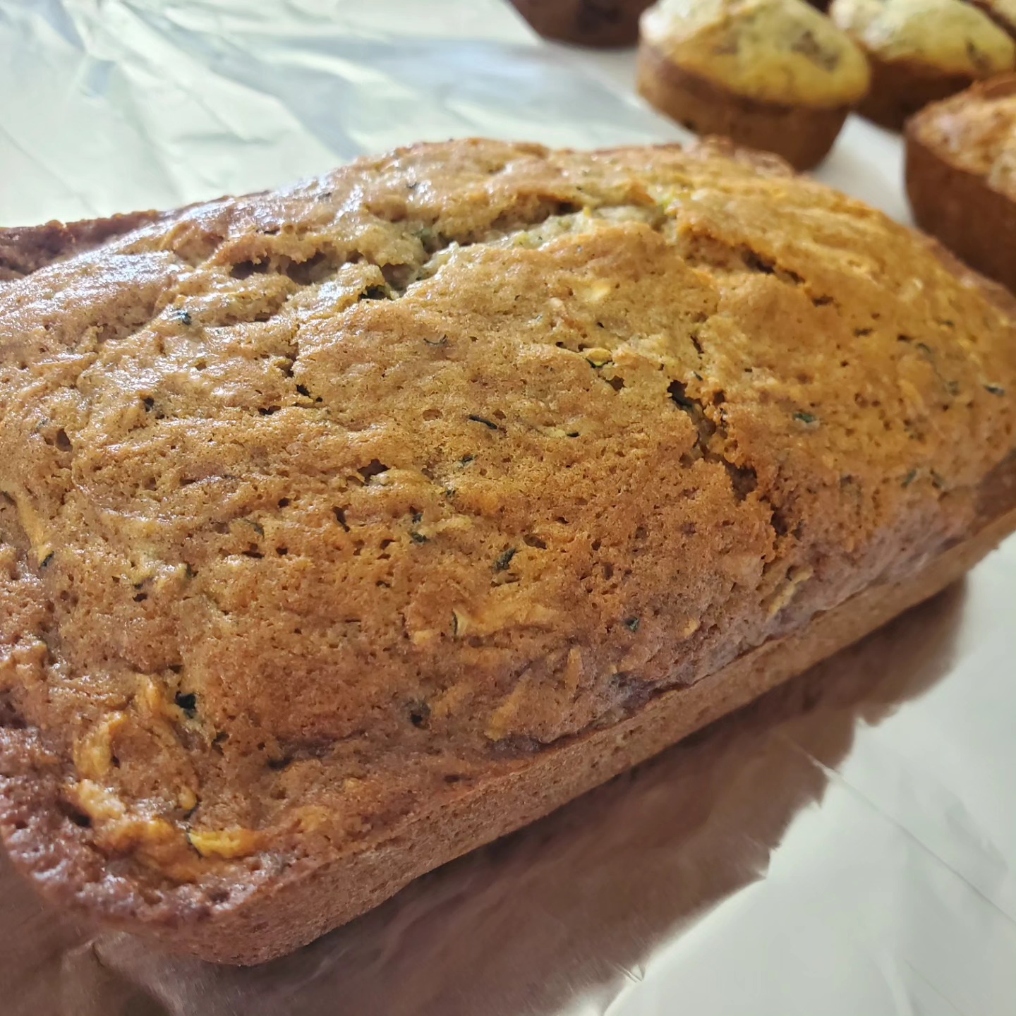 Freshly baked sweet bread loaf